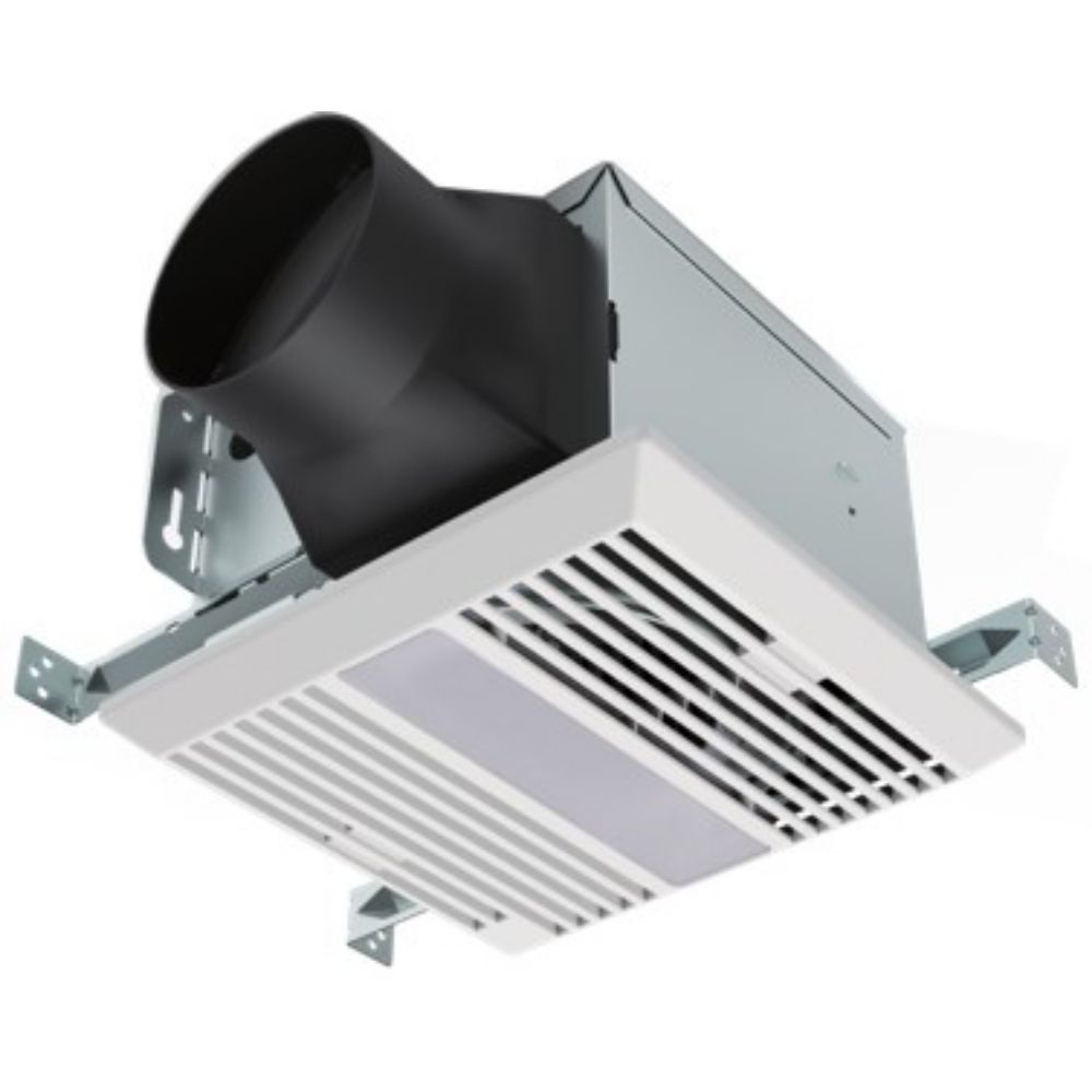 Aero Pure Fans CP80-SL CP80-SL 80CFM Bath Fan with Light in Black / White